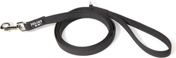 Antislip Hondenriem - 20mm x 1,8m - Met handvat & O-ring - Zwart
