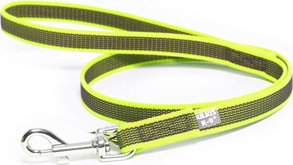 Antislip Hondenriem - 20mm x 1m - Met handvat - Neon