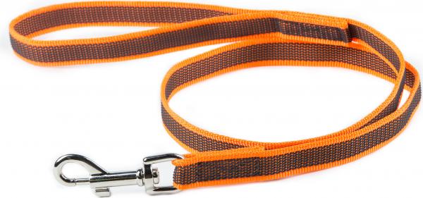 Antislip Hondenriem - 20mm x 1m - Met handvat - Oranje