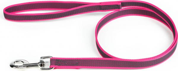 Antislip Hondenriem - 20mm x 1,2m - Met handvat - Roze