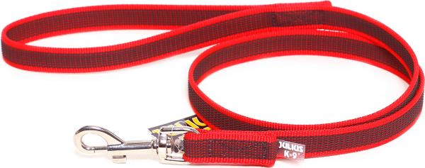 Antislip Hondenriem - 20mm x 1m - Met handvat - Rood