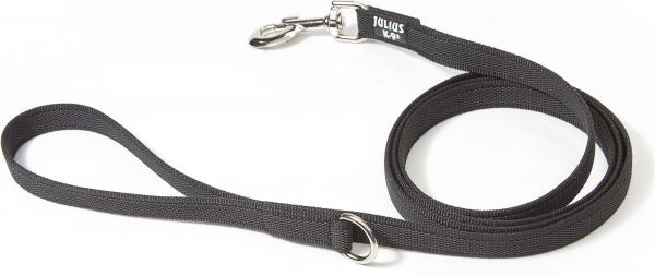Antislip Hondenriem - 14mm x 1,8m - Met handvat & O-ring - Zwart