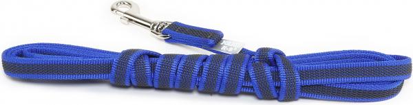 Lange lijn hond - Antislip - 14mm x 3m - Met handvat - Blauw afbeelding