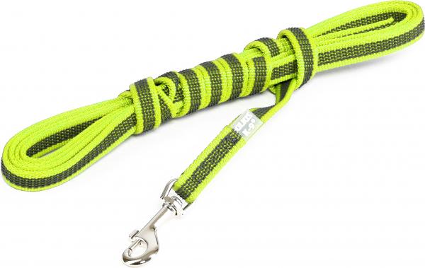 Lange lijn hond - Antislip - 14mm x 3m - Neon afbeelding