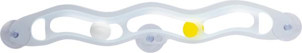 Beeztees Kitten Speelrail Windo - Kattenspeelgoed - Plastic - Wit - 52x4x9 cm