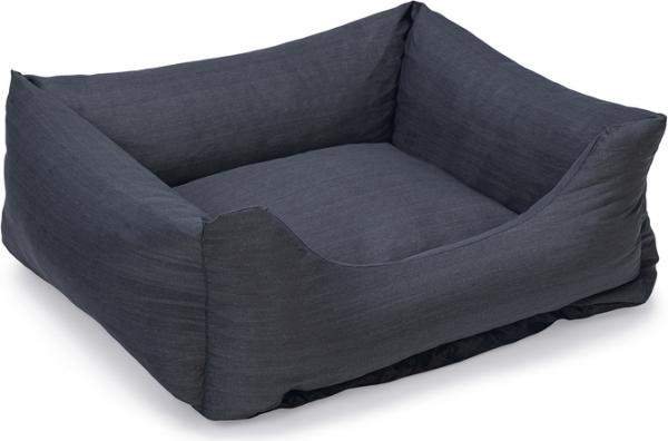 Beeztees Ligbed Sofixa - Hondenmand - Antraciet - 65x60x20 cm afbeelding