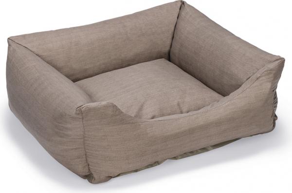 BEEZTEES Ligbed Sofixa - Hondenmand - Taupe - 65x60x20 cm