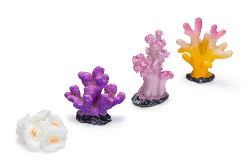 Beeztees koraal - aquarium ornamenten - polyresin - 4 stuks