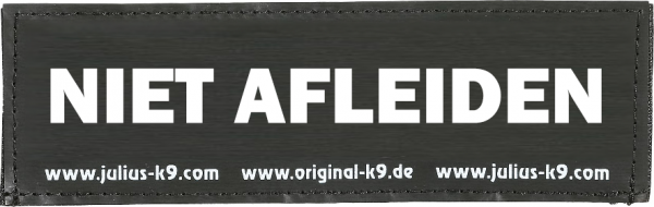 Julius-K9 label - Niet afleiden