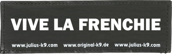 Julius-K9 label - Vive la frenchie - 150x60mm afbeelding