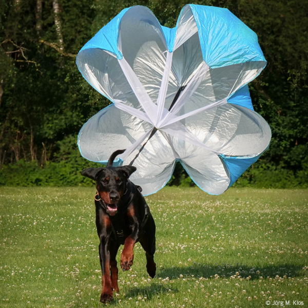 Sleep en weerstand parachute - diameter ca. 142 cm