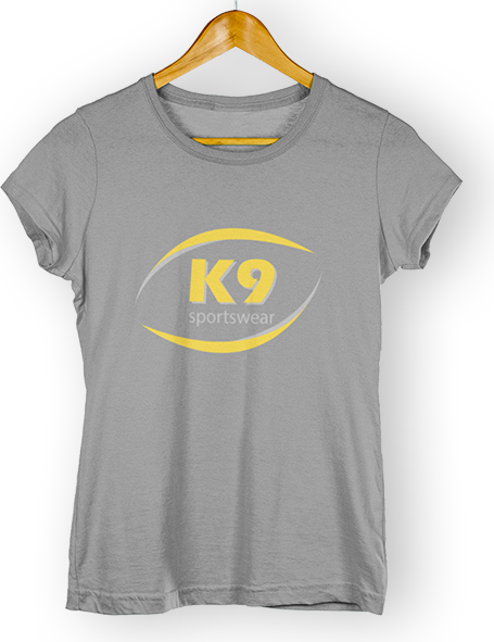 T-shirt Dames Grijs - K9 Sportswear