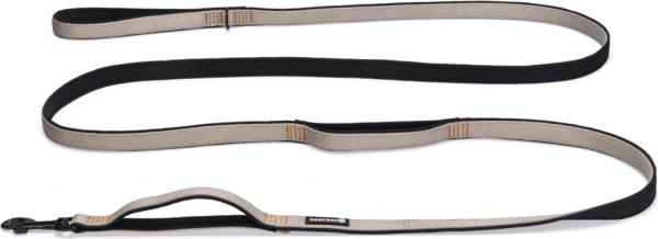 Beeztees Parinca Premium - Hondenriem - Nylon - Lichtgrijs - 300 cm x 20 mm afbeelding