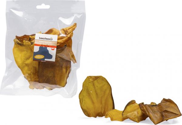 Beeztees Gepofte Runderoren - Hondensnack - Kipsmaak - 150 gr