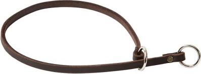 Halsband uit leder - 8mm x 57cm afbeelding