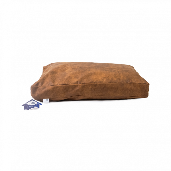 Let's Sleep Plush Pillow 125x90x10 Cognac