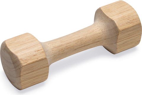 Beeztees Apporteerblok Dex - Hondenspeelgoed - Hout - 130 gr - 15x4,5x4,5 cm