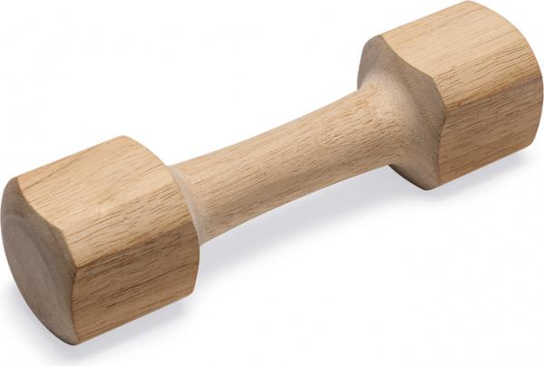 Beeztees Apporteerblok Dex - Hondenspeelgoed - Hout - 350 gr - 22x5,5x5,5 cm