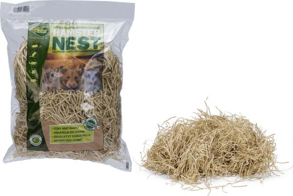 Zoobest Nestmateriaal - Knaagdier - Gras Papier - 100 gr