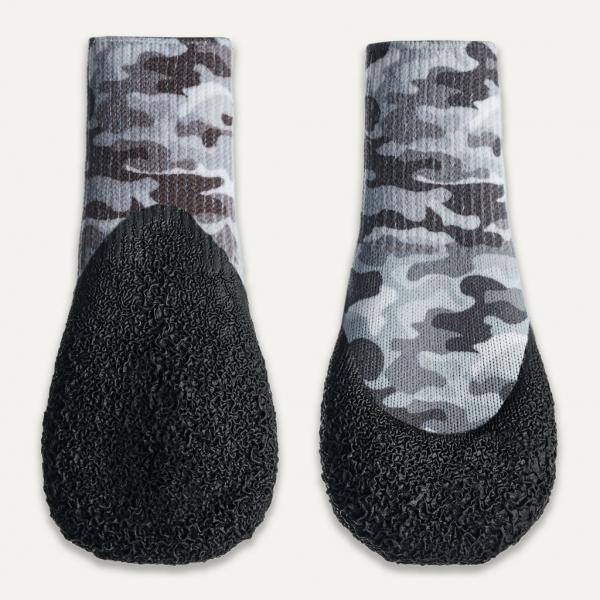Gooeez Lites Printed Dog Booties (4-pack) S Camo"Black