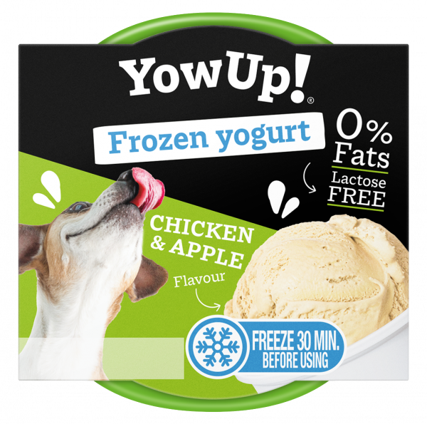 YowUp Frozen yoghurt - Chicken & apple - 6x 110g afbeelding