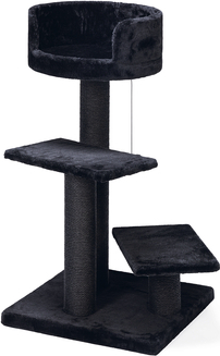 Beeztees Krabmeubel Serpa Figo - Krabpaal - Zwart - 50x50x92 cm