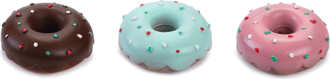Karlie Doggy Donuts - Hondenspeelgoed - Latex - Assorti - Dia. 12 cm