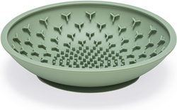 Beeztees Likmat Schotel - Likmat Hond - Silcone - Groen - 19x19x4,5 cm