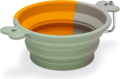 Beeztees Rua - Reisbak Hond - Silicone - Oranje - 750 ml
