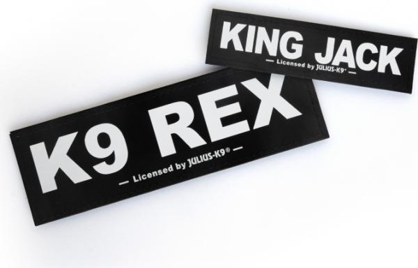 Julius K9 Eigen Naam Label Per Stuk - Enkel de naam afbeelding