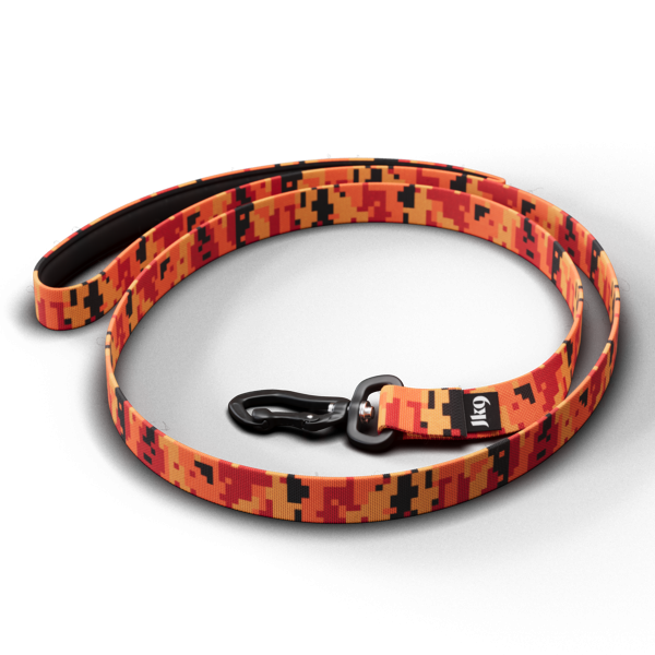 Julius-K9 hondenriem - 20mm x 1,2m - Met handvat - Pixeljuice afbeelding