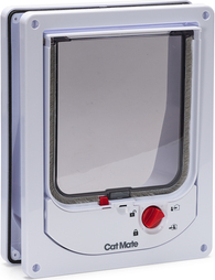 Catmate Kattendeur Electromagnetisch 254 - Kattenluik - Wit afbeelding