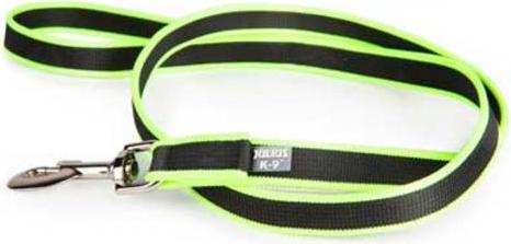 Julius-K9 Jogging Leash - Zwart"Neon - Met handvat afbeelding