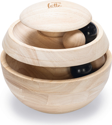 Designed by Lotte Neya - Kattenspeelgoed - Hout - Bruin -16x16x16 cm afbeelding