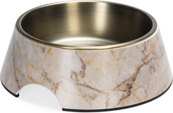 Designed by Lotte Eetbak Meis - Hondenvoerbak - Melamine - Beige - 22 cm - 700 ml afbeelding