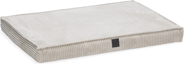Designed by Lotte Ribbed - Orthopedic Bench Cushion - Light Grey - 88x58x8 cm afbeelding