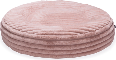 Designed by Lotte Reza - Hondenkussen - Rond - Roze - 95x95x20 cm afbeelding
