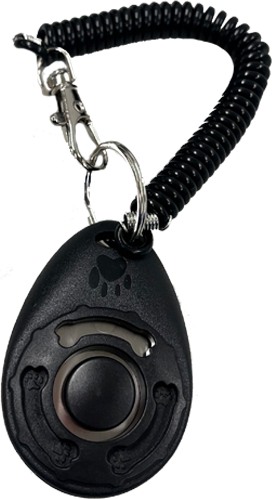 Training clicker hond - Zwart - 6,3 x 4,5 cm
