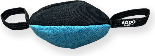 BODO honden bijtrol rugbybal - Katoen"Nylon - 16x10cm afbeelding