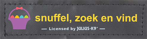 Limited edition paaslabel - Snuffel, zoek en vind