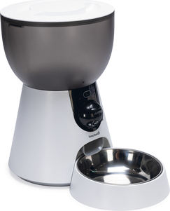 Beeztees Cam - Smart Voerbak Kat met camera - Plastic - Wit - 22x36x32 cm - 4 liter