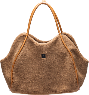 Designed by Lotte Tebby - Draagtas Hond - Cognac - 43x18x35 cm