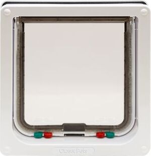 Outlet - Dogmate Hondendeur - Hondenluik - Wit - S- 23.5x25cm afbeelding