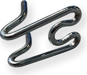 Losse schakel voor prikband - 3,8mm - RVS afbeelding