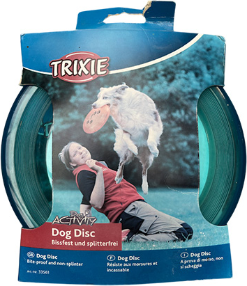 Outlet Trixie frisbee - Dog Disc - Blauw - Kunststof - 19cm afbeelding