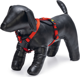 Beeztees Parinca Premium Y-Tuig - Hondentuig - Nylon - Rood afbeelding