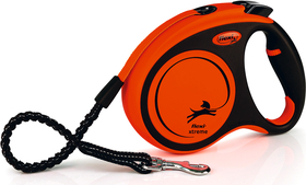 Flexi Xtreme - Hondenriem - Tape - Zwart"Oranje - M - 5M afbeelding