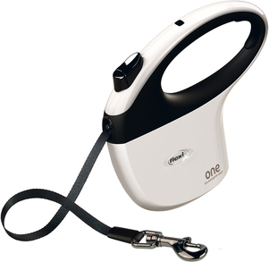 Flexi One for All - Hondenriem - Band - Zwart"Wit - One Size - 5M afbeelding