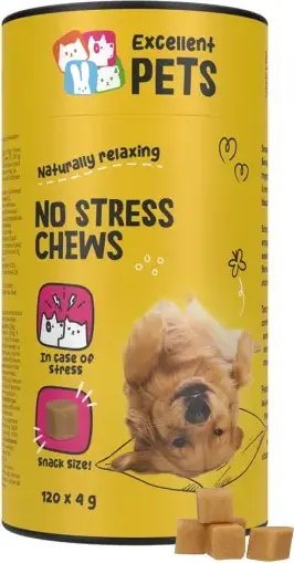 Excellent Pets No Stress Soft Chews - 120 stuks afbeelding