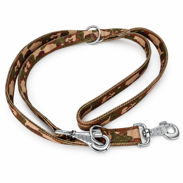 Hondenriem nylon - Verstelbaar - Camouflage